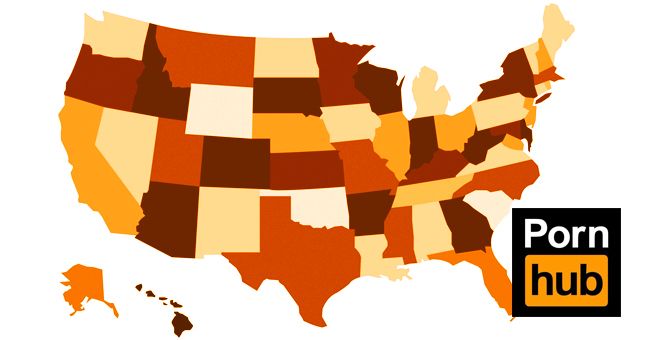 This map of America's most popular porn searches state by state is frankly  disturbing - JOE.co.uk