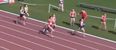 Hilarious commentators made this amazing student relay race even better