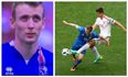 Viewers really enjoyed this Iceland player spitting on himself