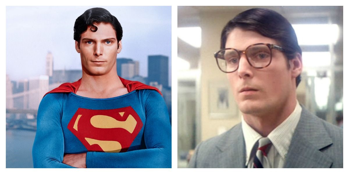 Superman disguises as Clark Kent in attempts to 'blend in' and as such  effectively tries to be what he believes is more human. Since Clark Kent is  clumsy and not very intelligent