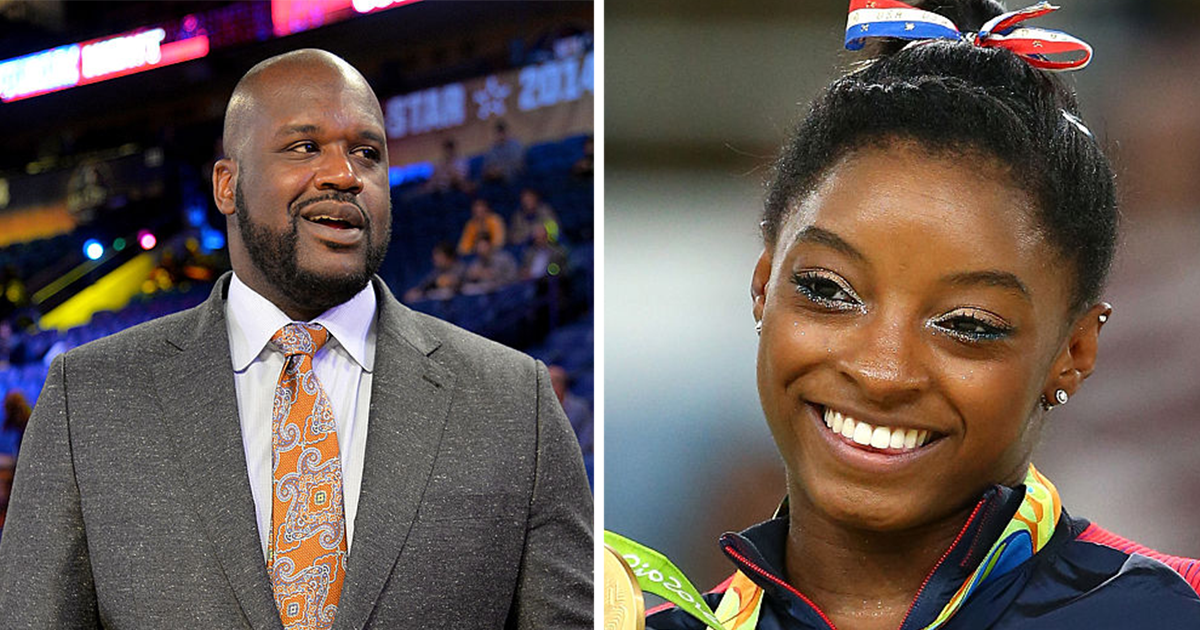 This photo of Shaq and Simone Biles has to be seen to be believed JOE