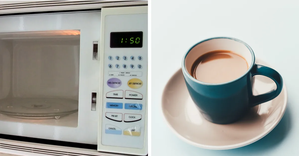 A study suggested that using a microwave makes better tea and people