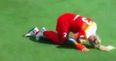 England forward Rachel Daly collapses and is treated for heat exhaustion in Texas