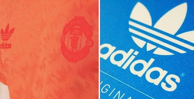 adidas Originals retro Manchester United shirts