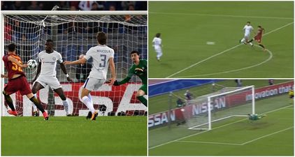 Roma striker scored one of the goals of the season against Chelsea after 38 seconds