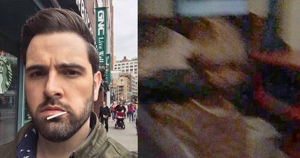 Man shares chilling pictures appearing to show ghost of a child