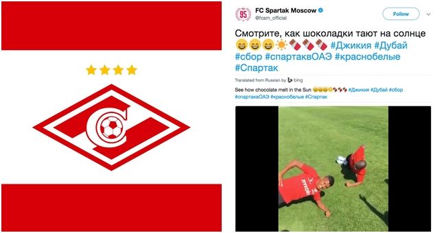 Spartak Moscow in racism row after controversial video posted on Twitter, Spartak  Moscow