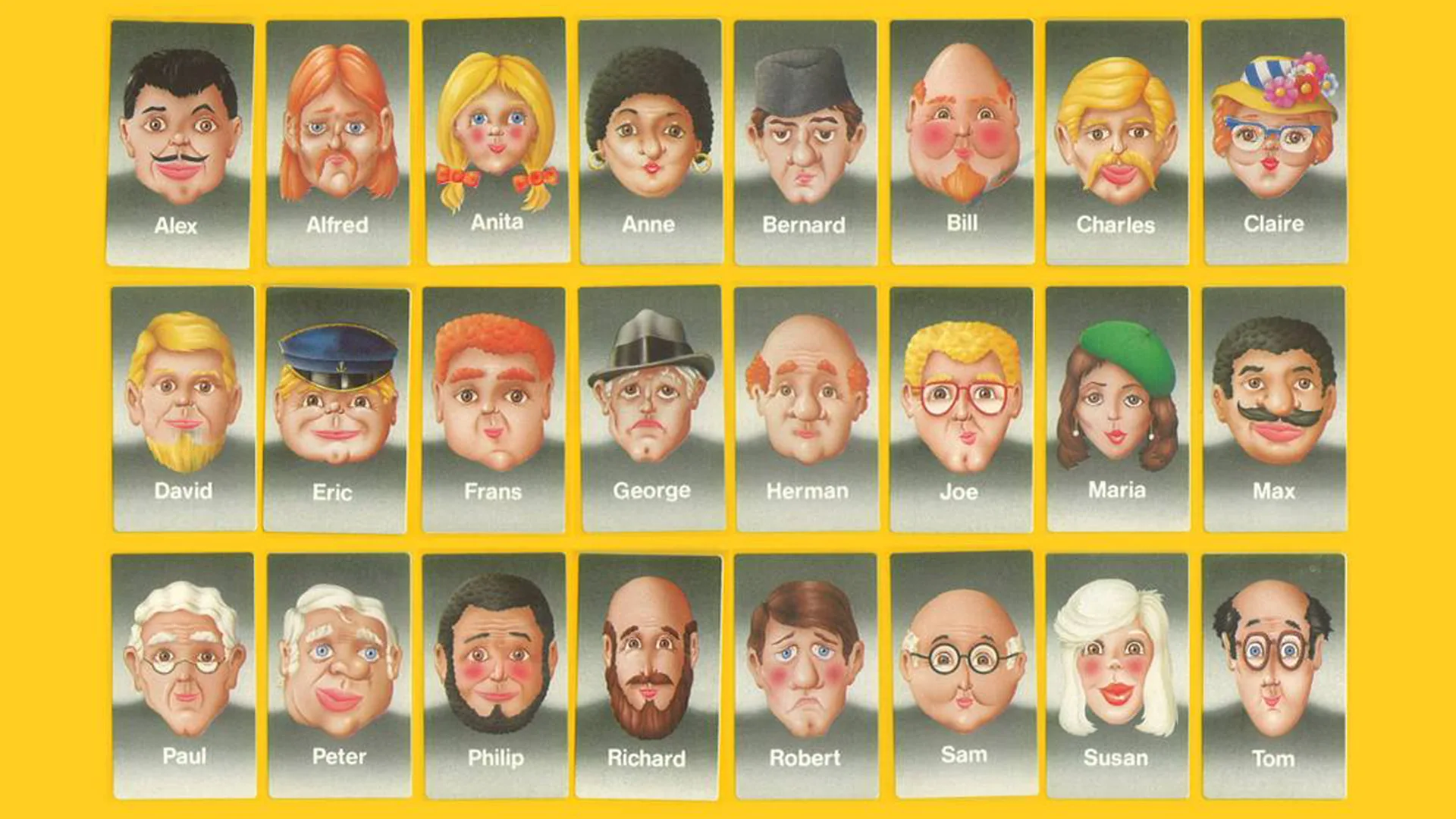 Ranking every Guess Who character from least to most horny - JOE.co.uk