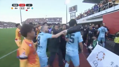 WATCH: Lukas Podolski and Andres Iniesta involved in mass brawl during J1 League match