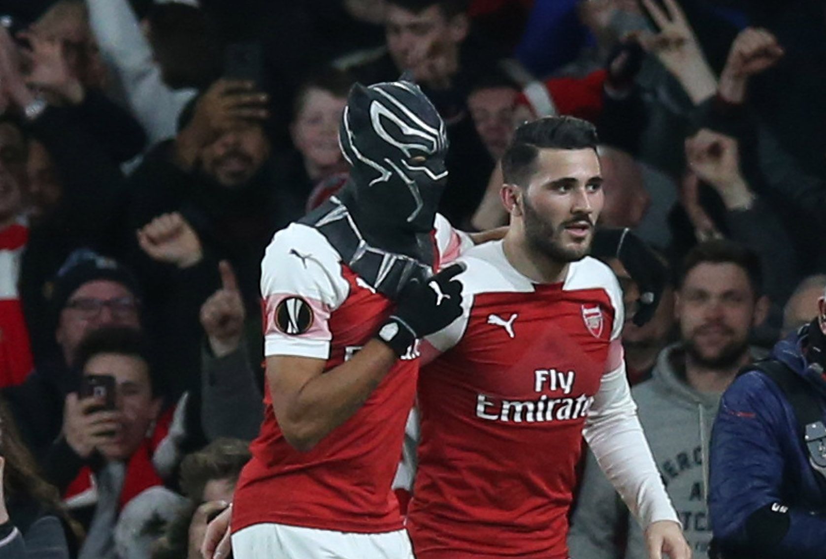 aubameyang chelsea mask