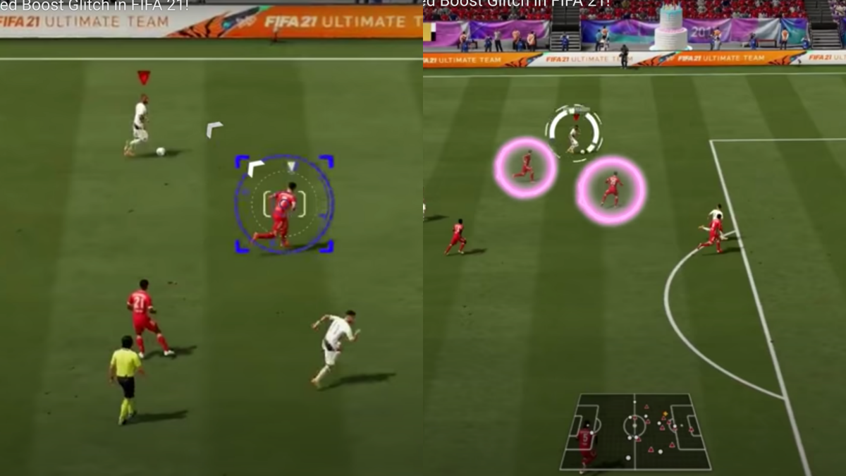 There is an incredibly easy speed glitch in FIFA 21