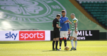 Celtic captain Scott Brown praised for support of Rangers midfielder Glen Kamara