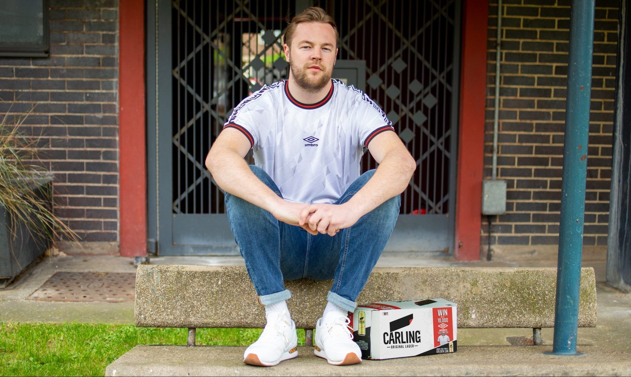 Carling and Umbro combine for the football shirt of the summer