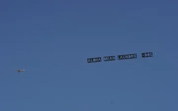Dog the Bounty Hunter ‘taunts’ Brian Laundrie with banner over campsite