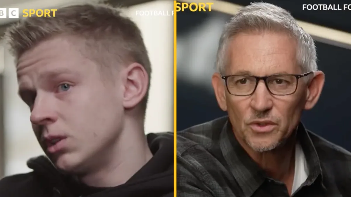 Oleksandr Zinchenko breaks down during emotional interview on Ukraine