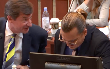 Lip readers analyse what Johnny Depp’s lawyer told him as they celebrated in court