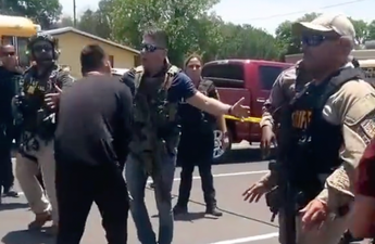 Moment parents beg police to stop Texas gunman as cops stood outside school during shooting