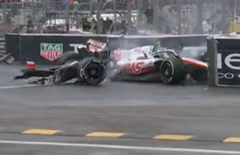 Mick Schumacher involved in nasty crash during Monaco Grand Prix