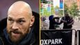 Tyson Fury reacts to video of bouncer Julius Francis knocking man out