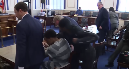 Dramatic video shows the moment dad attacks 3-year-old son’s suspected murderer in court
