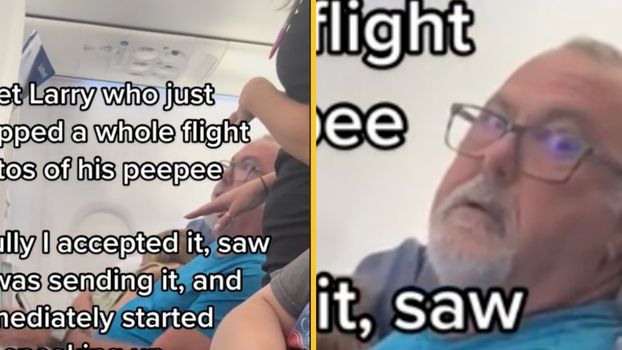Man sends picture of oral sex on plane