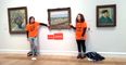 Just Stop Oil protestors glue themselves to Van Gogh painting in climate change protest