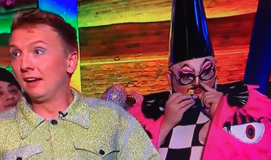 Drag queen does poppers live on Channel 4 – tells mum ‘I’ve bloody made it’