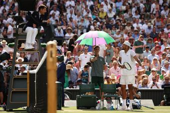 Nick Kyrgios complains about ‘drunk’ spectator during Wimbledon final