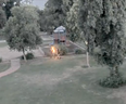 Woman caught on video dousing man in gasoline and setting him alight as he lay in park