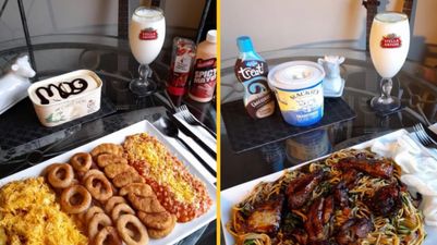 Man has pint of milk and full tub of ice cream with every meal and people are ‘obsessed’ with it
