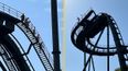Alton Towers: Terrifying moment thrillseekers are forced to climb down Oblivion Roller Coaster