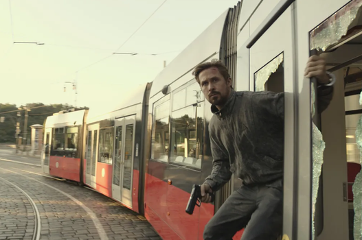 Ryan Gosling Gray Man stunt