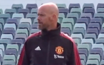 Footage of Erik ten Hag hounding even United’s youngest players is giving fans hope