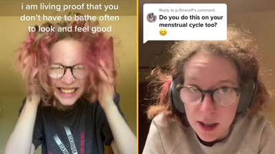 Woman trolled for not showering in 10 days finally washes after spotting comments