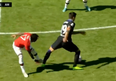 Fred sent off for stamp on Alvaro Morata as Man United lose to Atletico Madrid