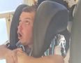Hilarious video shows moment freaked-out festivalgoer passes out on theme park ride