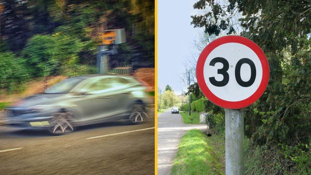 UK Speed limit on 60mph roads to be reduced to 30 and 20mph for the first time