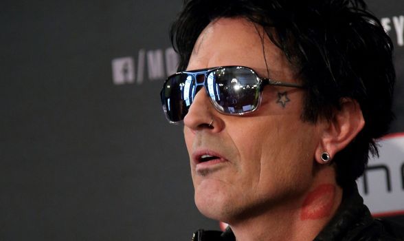LONDON, ENGLAND - JUNE 09: Tommy Lee attends the last ever European press conference for Motley Crue at Law Society on June 9, 2015 in London, England. (Photo by Mike Marsland/WireImage)