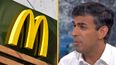 Rishi Sunak names his usual Maccies order – but it was withdrawn more than 2 years ago