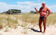 Russian tourist in swimming trunks accidentally gives away position of artillery to Ukraine