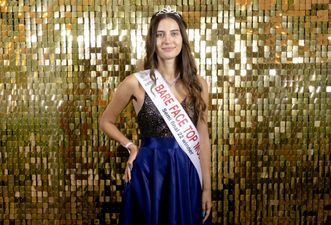 Miss England contestant becomes first in pageant’s 94-year history to compete makeup free