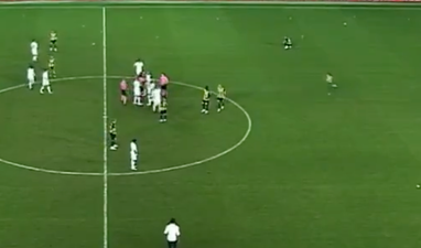 Furious Beşiktaş fan storms the pitch and drop kicks player