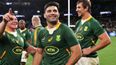 Damian de Allende has one of the most laid-back pre-match routines in rugby