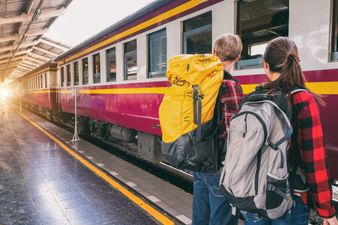 The longest continuous train journey in the world stretches 19,000 kilometres and takes 21 days