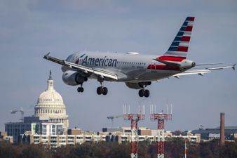 Passenger records strange groans heard over the intercom during flight