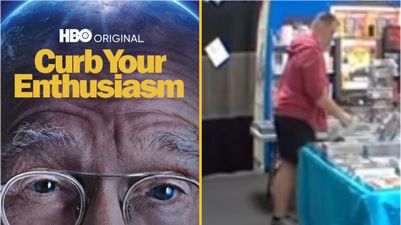 Video shows Curb Your Enthusiasm actor allegedly stealing pricey comics from store in the US