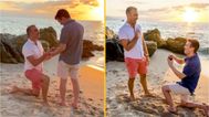 Couple left stunned after proposing to each other at the same time