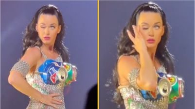 Katy Perry’s eye appears paralysed during concert sparking bizarre conspiracy theories