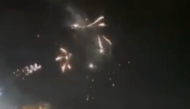 Marseille ultras set off fireworks outside Tottenham players’ hotel at 1:30am