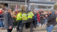 Man throws eggs at King Charles and Queen consort